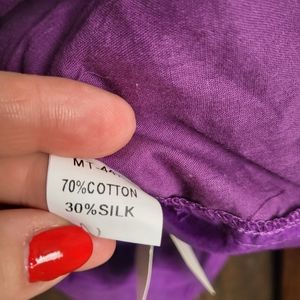 Woman's elegant cotton top size m